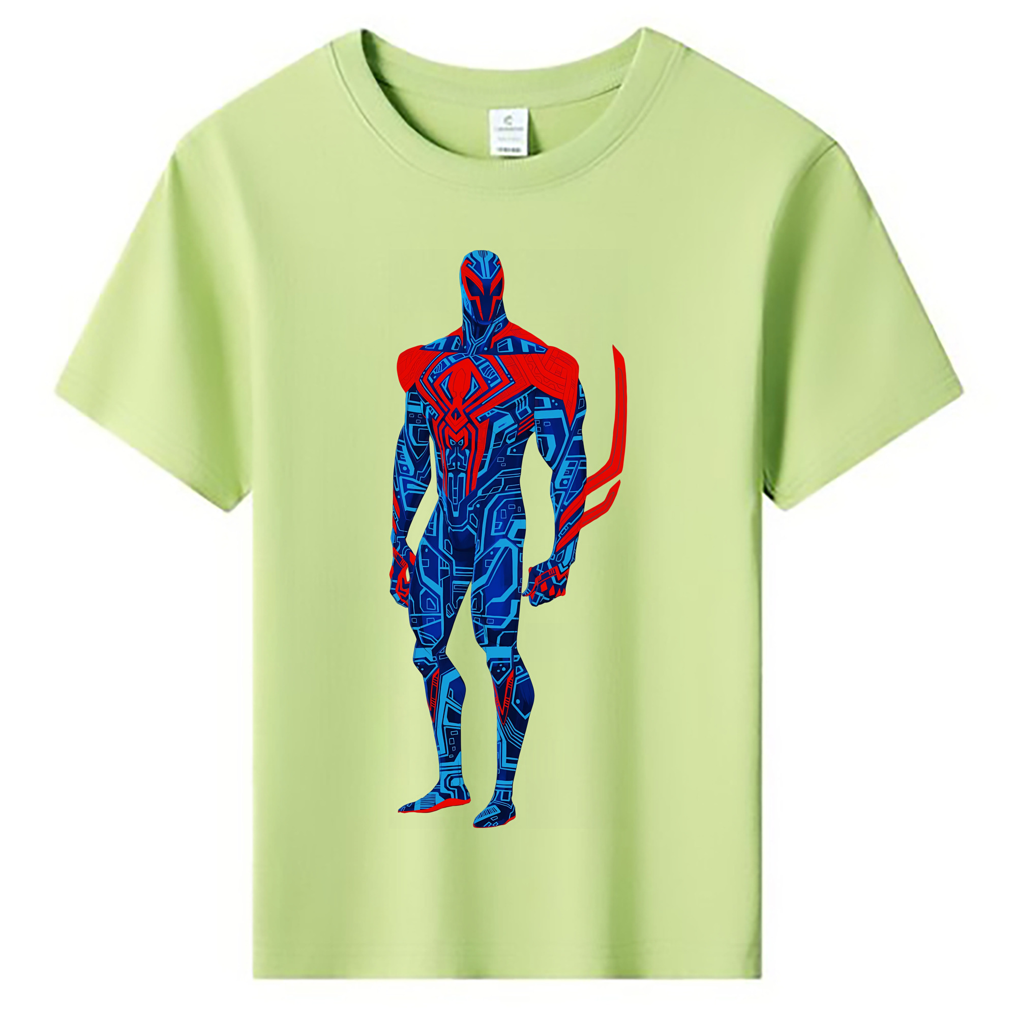 （画像用） Spider Man スパイダーマン 綿100％キッズTシャツ（フロントプリント）